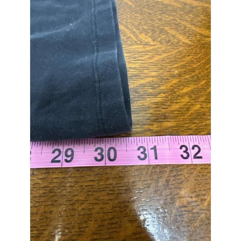 Victoria's Secret Pants Womens Small Black Angel Wings Yoga Foldover Flare Y2K - Picture 9 of 10